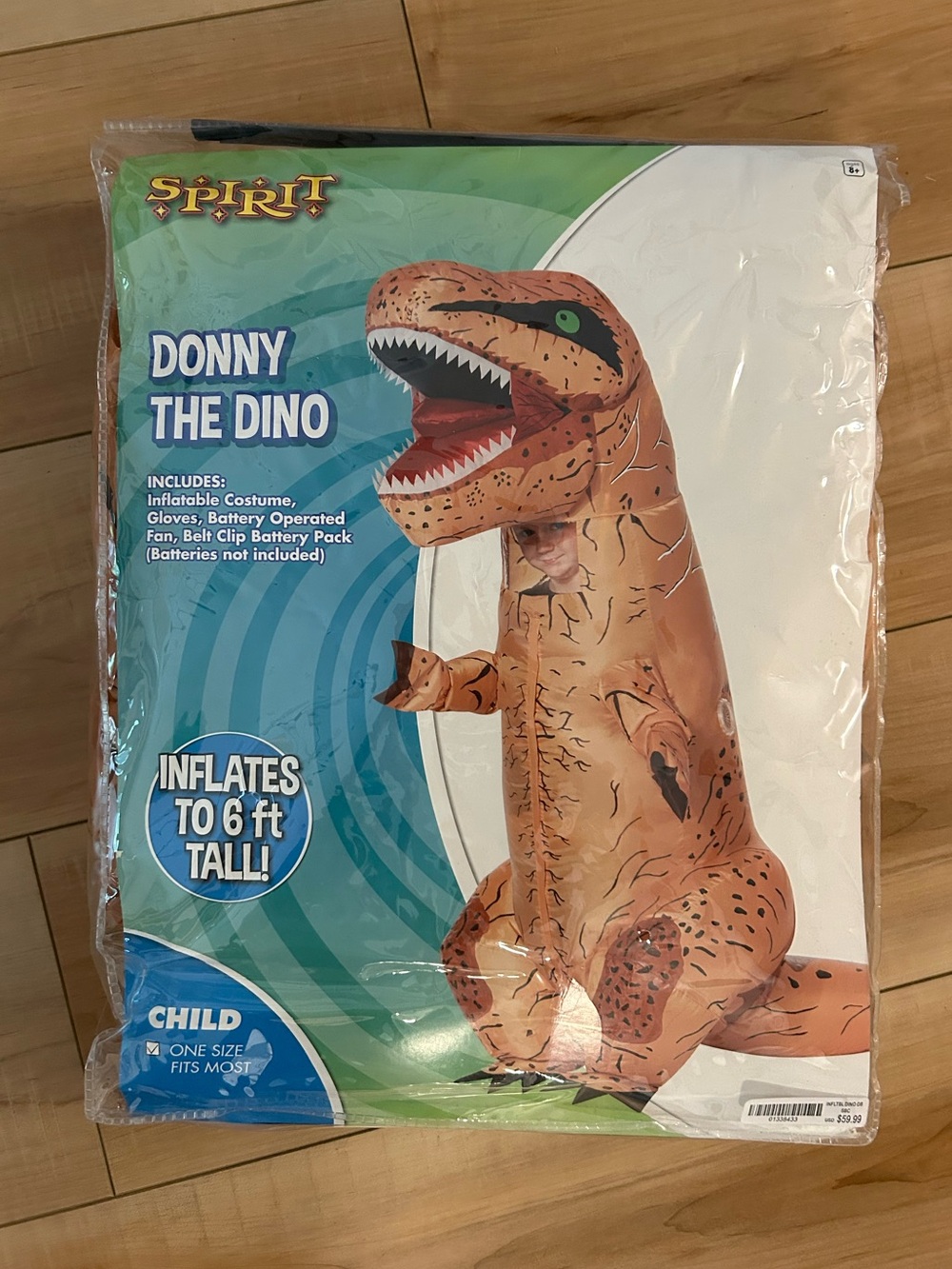 Dinosaur Inflatable Kids Costume by Spirit